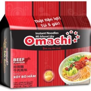 Mì Omachi bò hầm｜インスタント麺 – Túi 5 gói